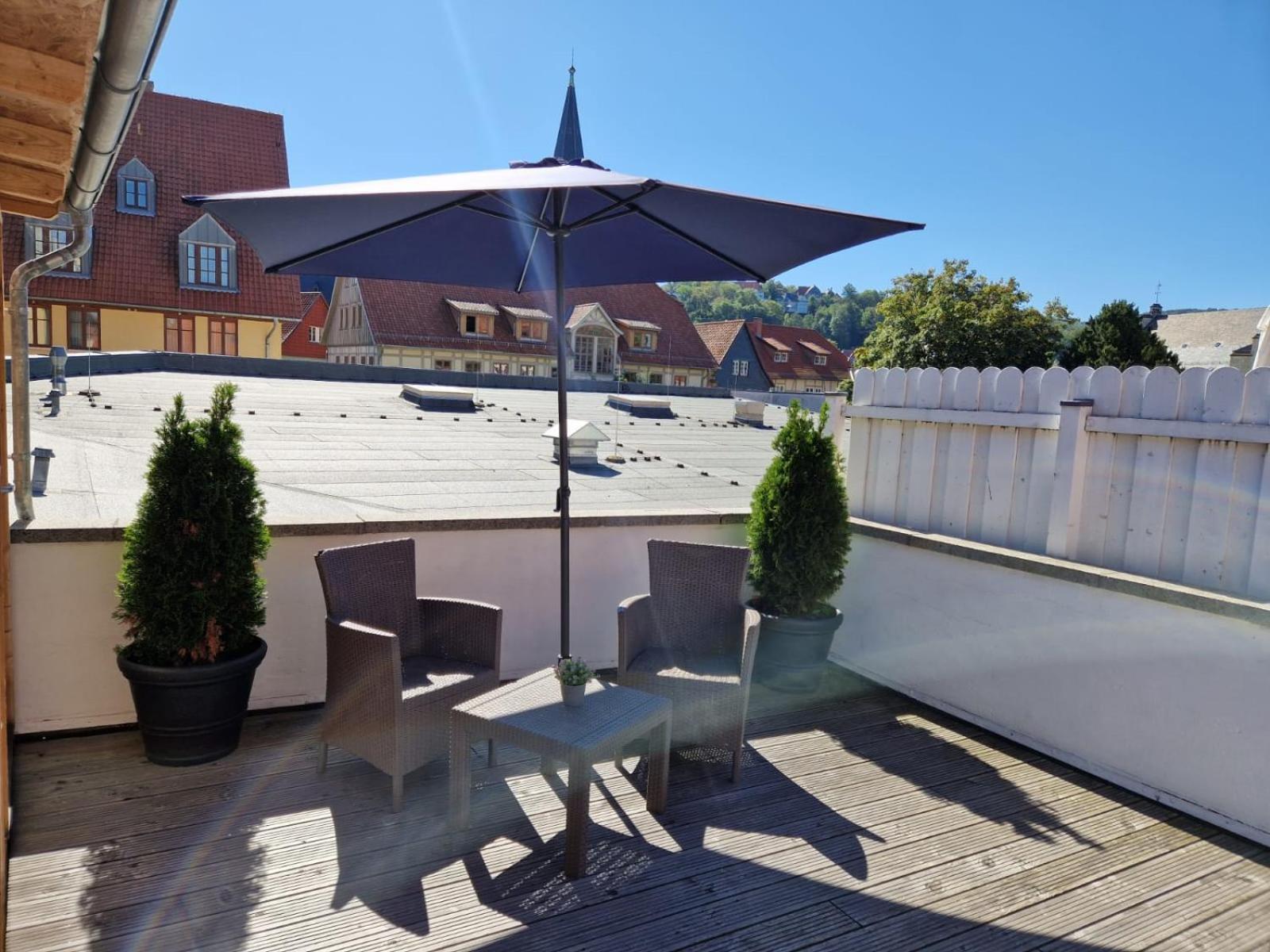 Ferienwohnung Zum Marktplatz แวร์นิกโกโรเดอ ภายนอก รูปภาพ