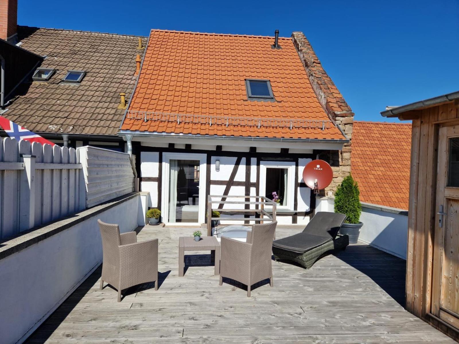 Ferienwohnung Zum Marktplatz แวร์นิกโกโรเดอ ภายนอก รูปภาพ